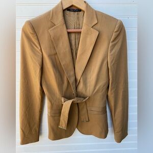 Gucci Made In Italy Waist Tied Blazer
